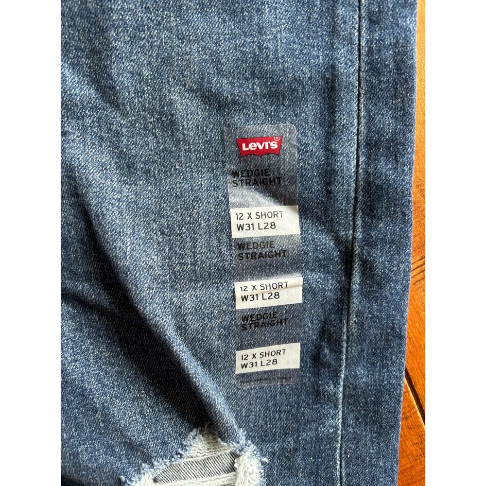 Levi's Wedgie Straight High-RiseJeans Size 12 short W31/L28  NWT💟